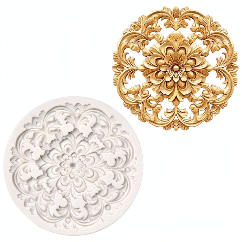 แม่พิมพ์ซิลิโคนลายดอกไม้ทรงกลม - Silicone Epoxy Resin Molds Set บทวิจารณ์และราคา