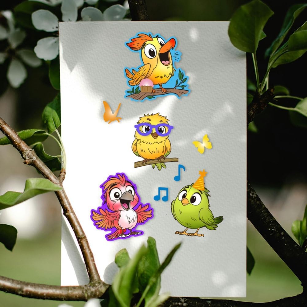 Funny Bird ล้างแสตมป์สําหรับ S - Clear Silicone Stamps For Card Making บทวิจารณ์และราคา