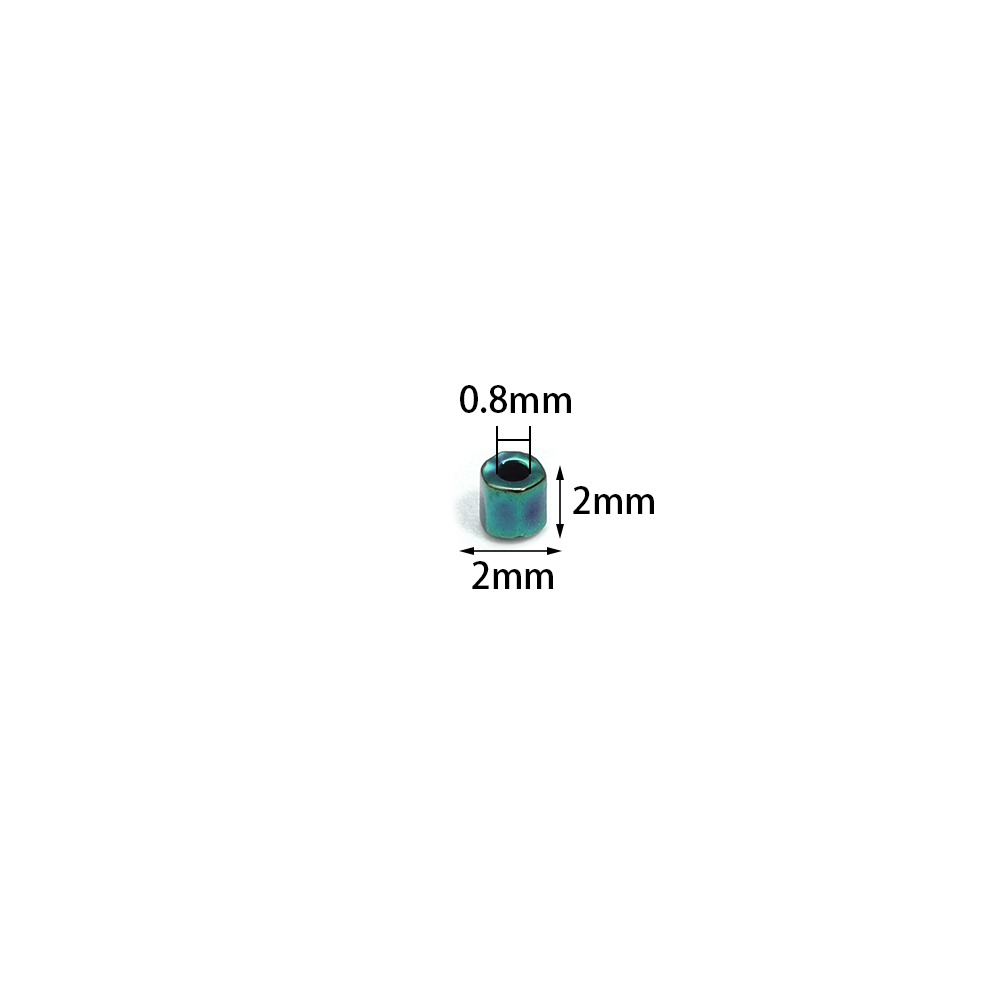 ลูกปัดแก้วเมทัลลิกสี ขนาด 2 มม - Glass Seed Beads 2Mm Jewelry Making บทวิจารณ์และราคา