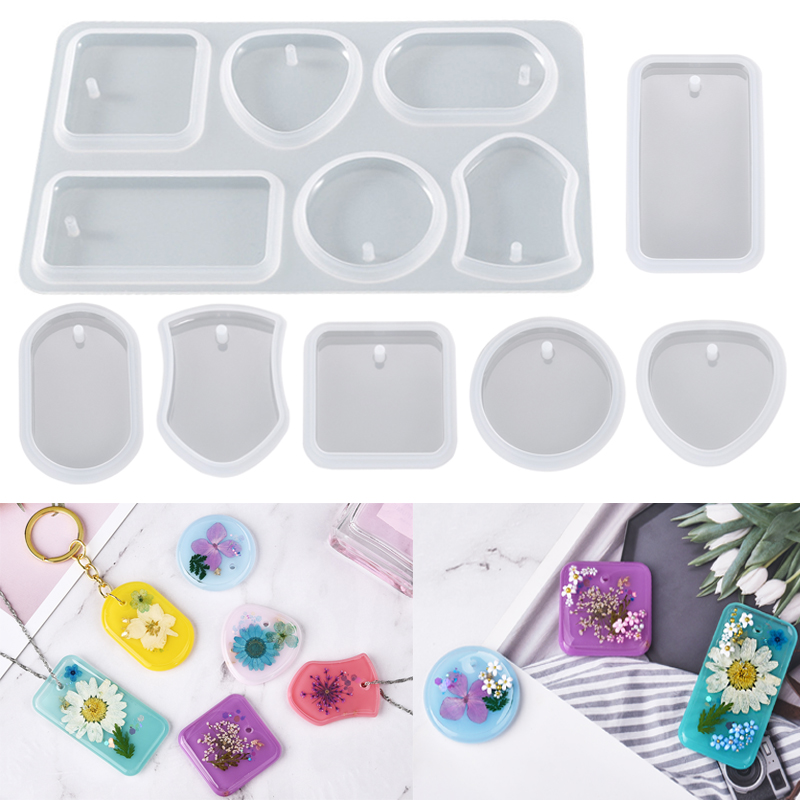 DIY พวงกุญแจจี้ชุดแม่พิมพ์ซิลิ - Silicone Epoxy Resin Molds Set บทวิจารณ์และราคา