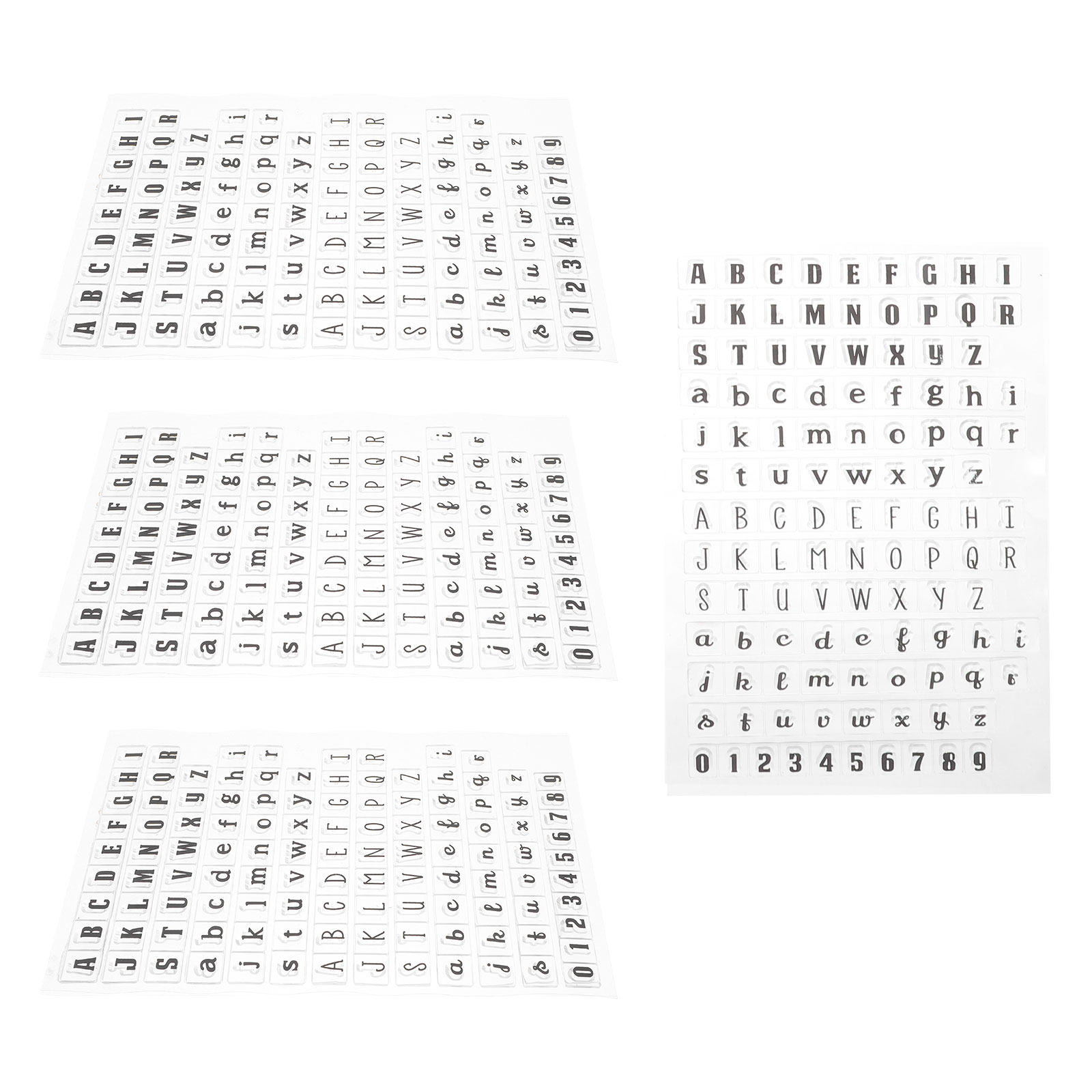 ชุดตราประทับซิลิโคนใส 4 ชิ้น ช - Clear Silicone Stamps For Card Making บทวิจารณ์และราคา