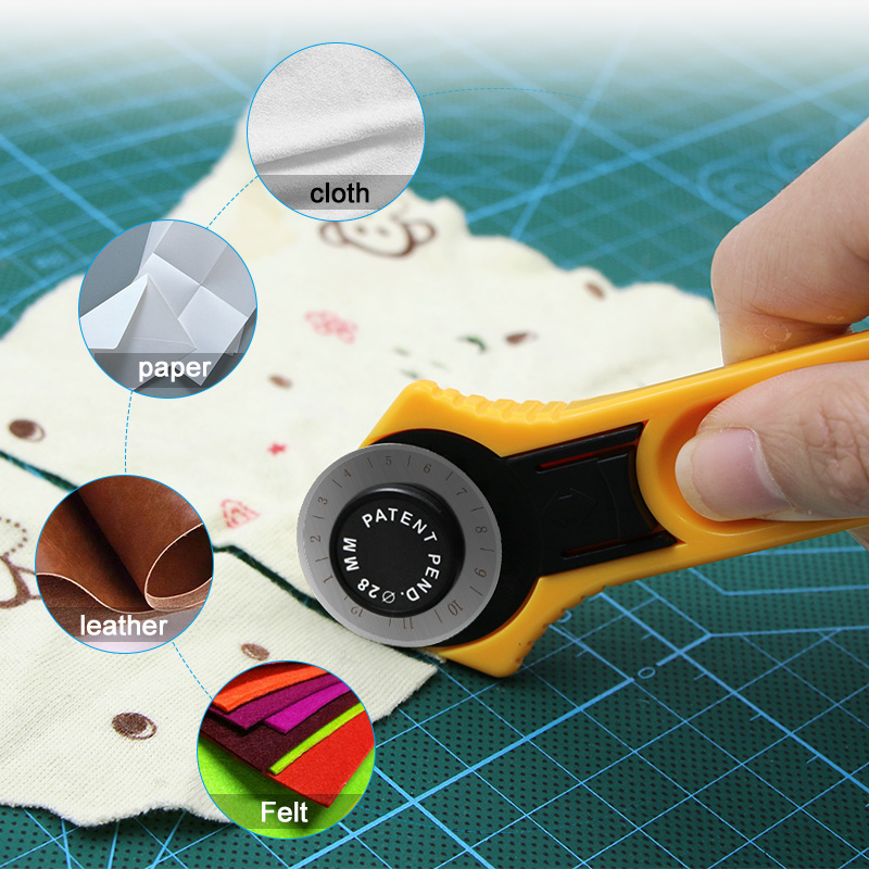 28 มม./45 มม.เครื่องตัดโรตารี่ - Rotary Cutter For Fabric 45Mm บทวิจารณ์และราคา