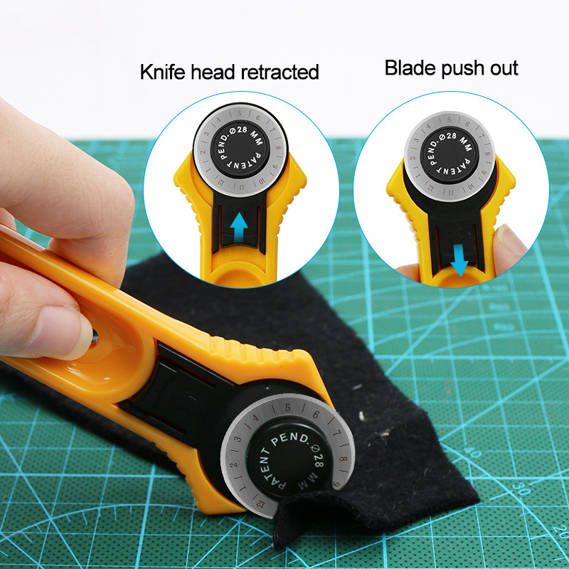 28 มม./45 มม.เครื่องตัดโรตารี่ - Rotary Cutter For Fabric 45Mm บทวิจารณ์และราคา