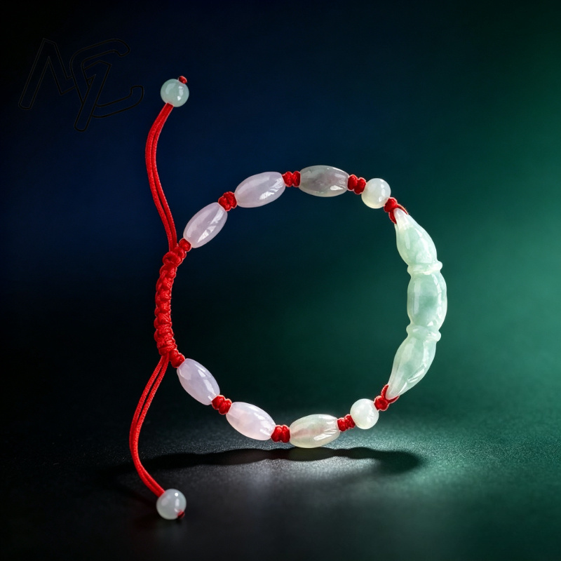 หยกน้ำสีน้ำเงินธรรมชาติ มรกตพม - Beading บทวิจารณ์และราคา